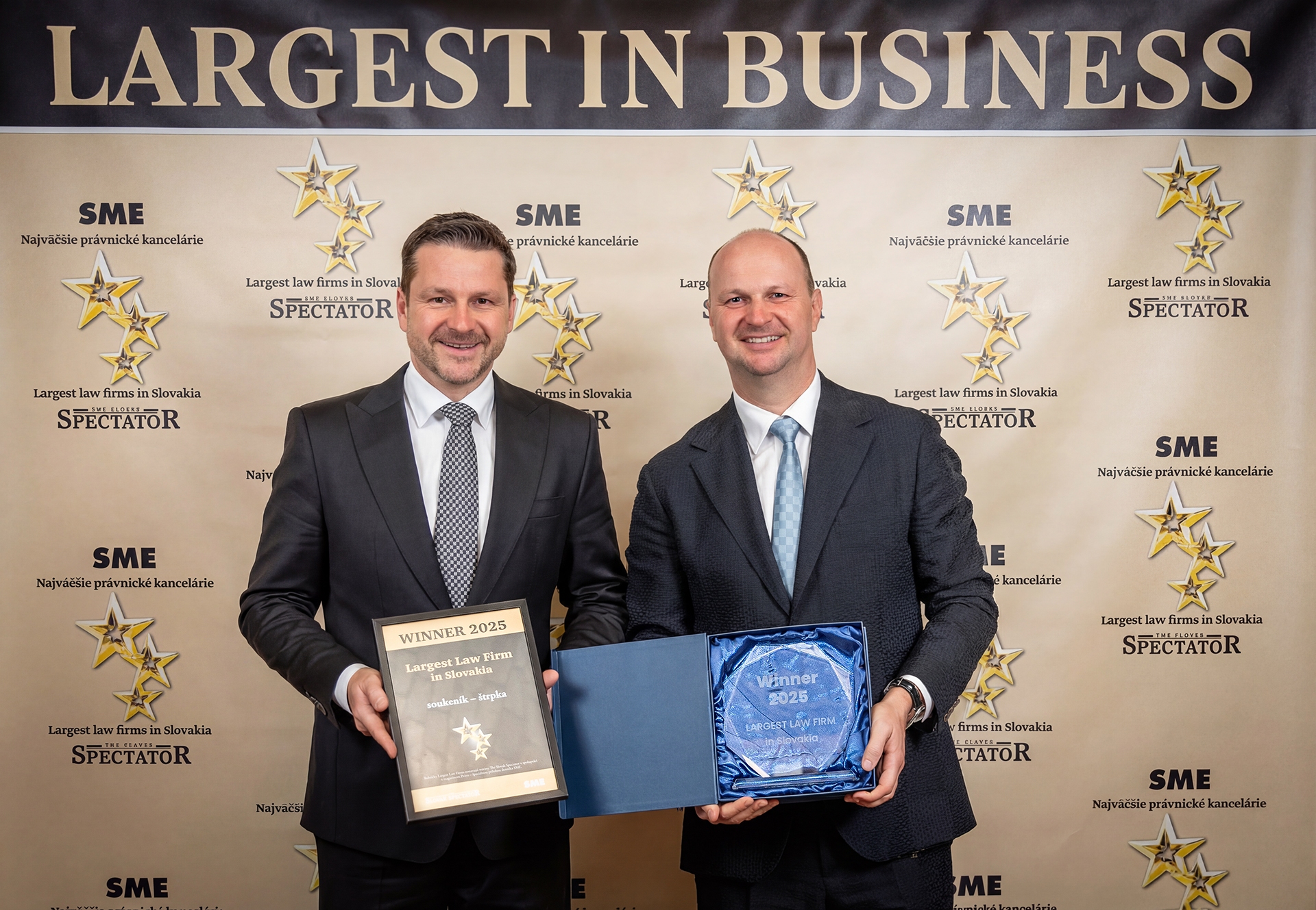 Advokátska kancelária soukeník — štrpka po deviatykrát v rade na čele rebríčka TOP 10 najväčších advokátskych kancelárií na Slovensku